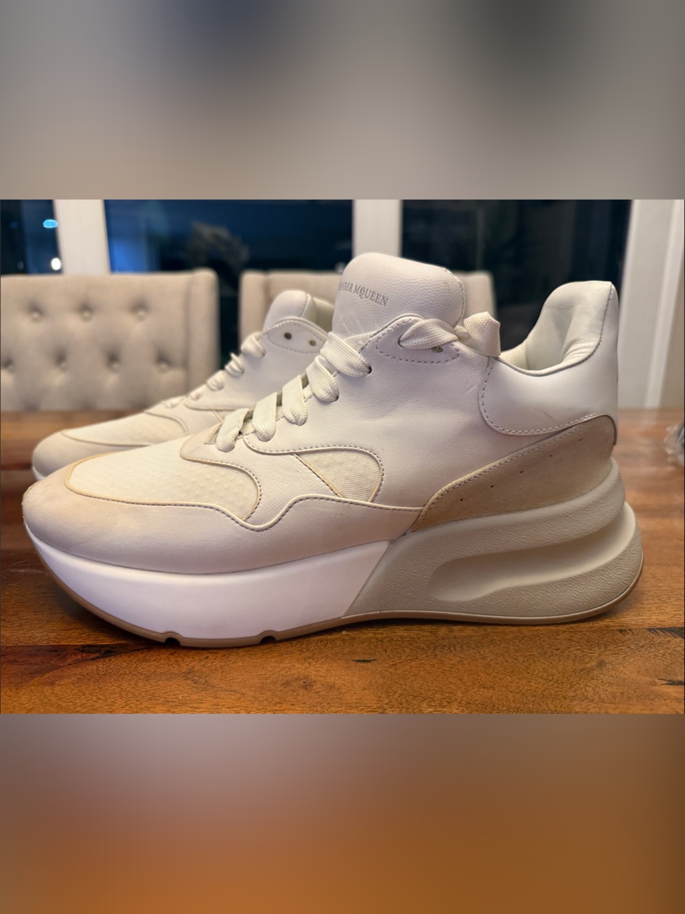 Alexander McQueen Oversized Sneakers Men’s 10 or Women’s 11.5